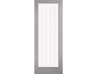 Textured Vertical 1L Grey Internal Doors