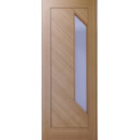 Torino Prefinished Glazed Oak Door Image