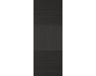 Black - Tres Style Pre-Finished Fire Door