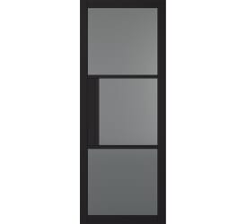Tribeca Tinted Glazed Black Internal Doors