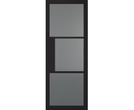 Tribeca Tinted Glazed Black Internal Doors