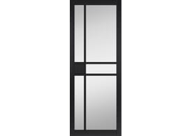 1981mm x 686mm x 35mm (27") City Black Clear Glazed Door