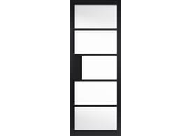 1981mm x 610mm x 35mm (24") Metro Black Clear Glazed Door