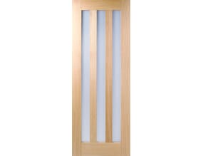 Utah Oak 3L - Frosted Glass Internal Doors