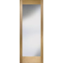 Oak Shaker 1 Light Frosted - Prefinished Image