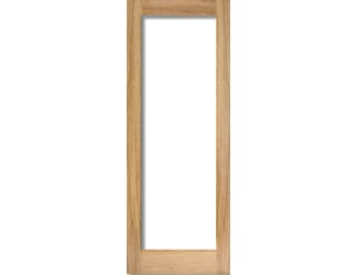 Pattern 10 Glazed Oak - Clear Internal Doors