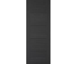 726 x 2040 x 44mm Vancouver Black - Pre-Finished Fire Door