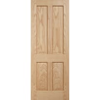 Traditional Victorian Oak 4 Panel Image