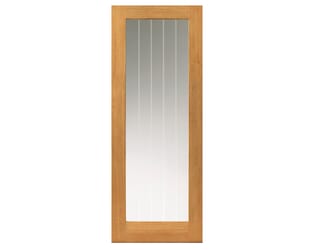 Oak Thames 1 Light Glazed - PREFINISHED