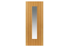 1981mm x 762mm x 35mm (30") Oak Cherwell Glazed - Prefinished Door