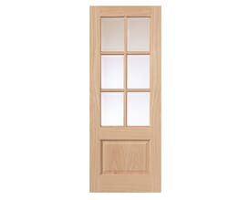 Oak Dove Glazed - Prefinished Internal Doors