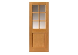 1981mm x 762mm x 35mm (30") Oak Arden Glazed - Prefinished Door