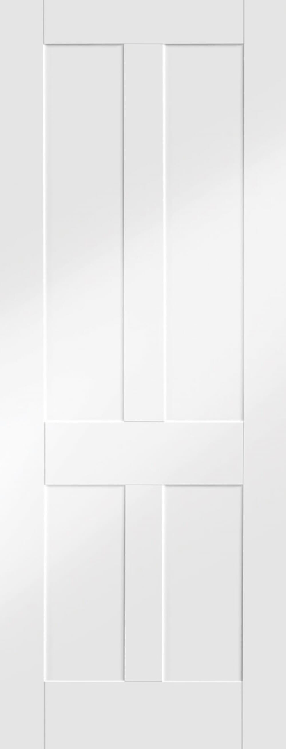 Victorian Shaker White Fire Door
