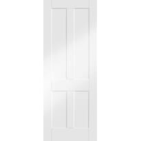 Victorian 4 Panel Shaker White Door Image