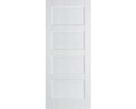 Contemporary 4 Panel White Internal Doors