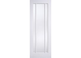 626 x 2040x40mm Lincoln Glazed White Door