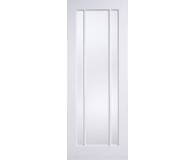 726 x 2040x40mm Lincoln Glazed White Door
