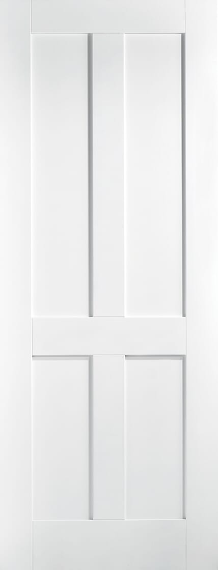 London White 4 Panel Fire Door at Vibrant Doors