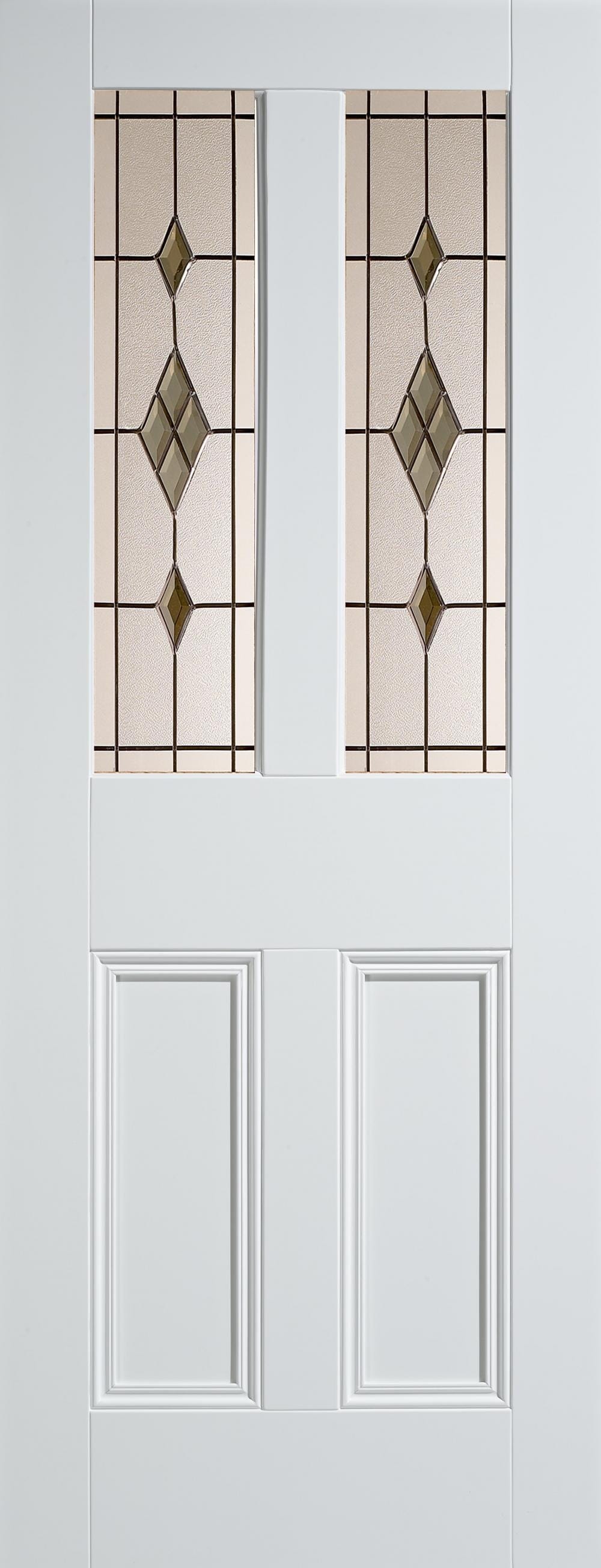 Malton White Smoked AbeLeaded Glass Internal Doors at Vivid Doors