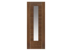 2040mm x 626mm x 40mm  Mistral Walnut Glazed - Prefinished Door