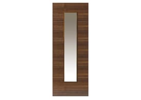 1981mm x 686mm x 35mm (27") Parisienne Walnut Glazed - Prefinished Door