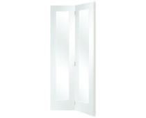 Pattern 10 White 1 Panel Bifold Door