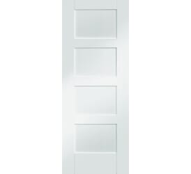4 Panel White Shaker Internal Doors