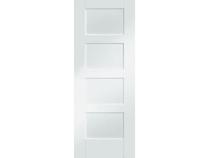 4 Panel White Shaker Internal Doors Image