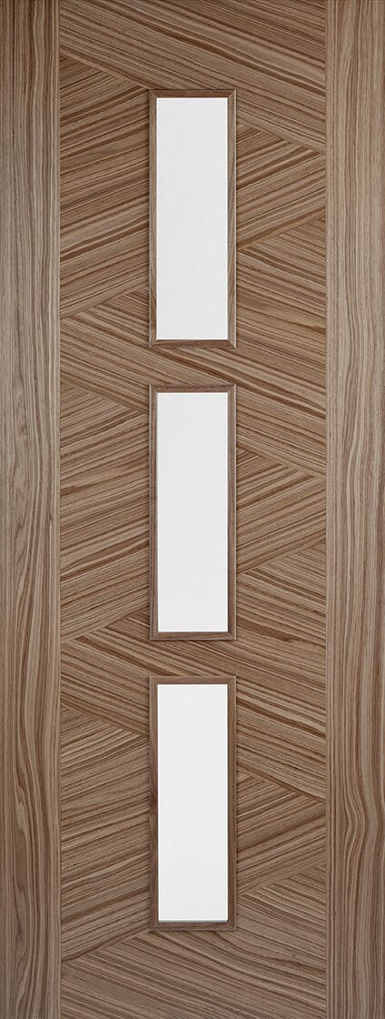 Zeus Walnut - Glazed Prefinished Internal Doors