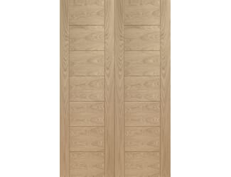 Palermo Oak Rebated Pair Internal Doors