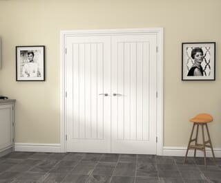Suffolk White French Door Set