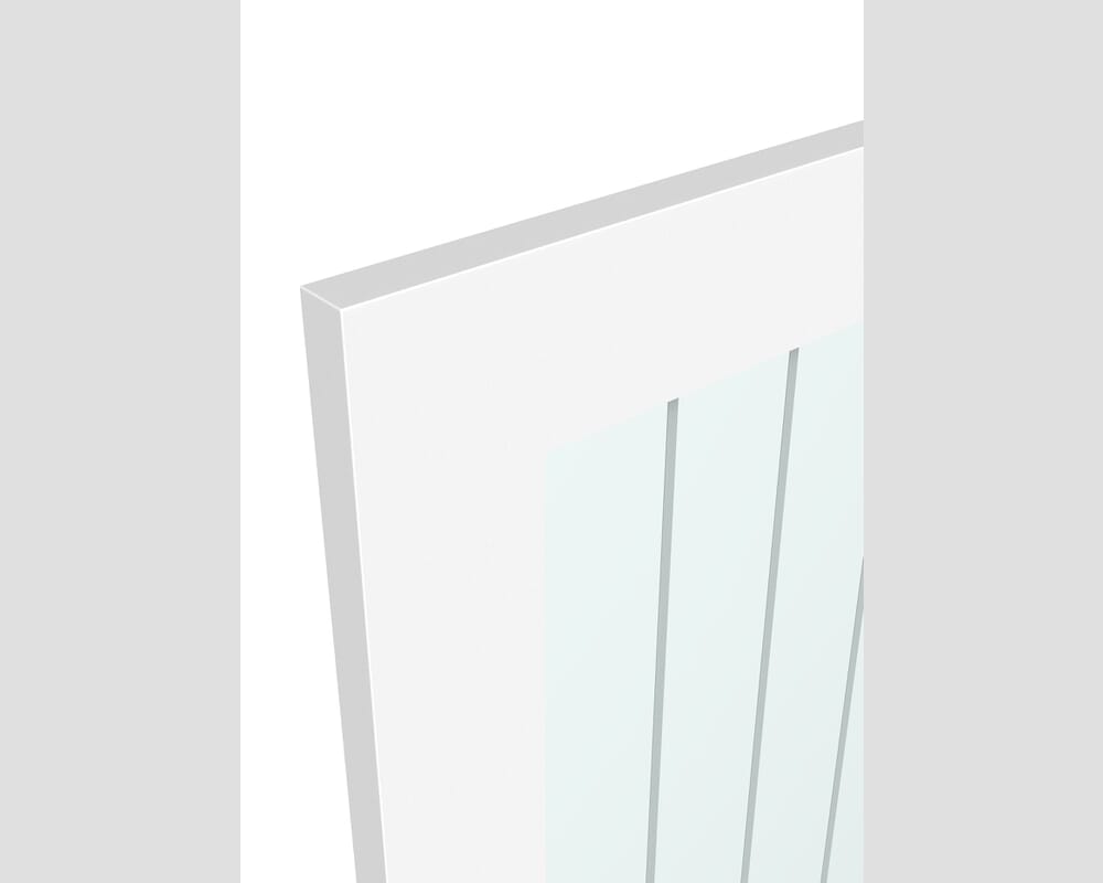 1426x2021x133mm Suffolk White 2XG Glazed French Door Set