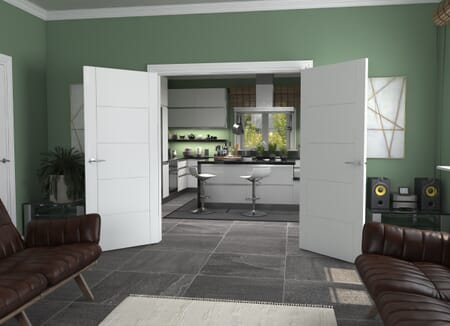 Iseo White French Door Set
