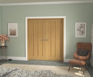 Aston Oak French Door Set