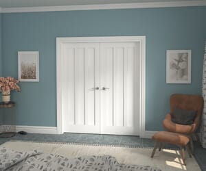 Aston White French Door Set