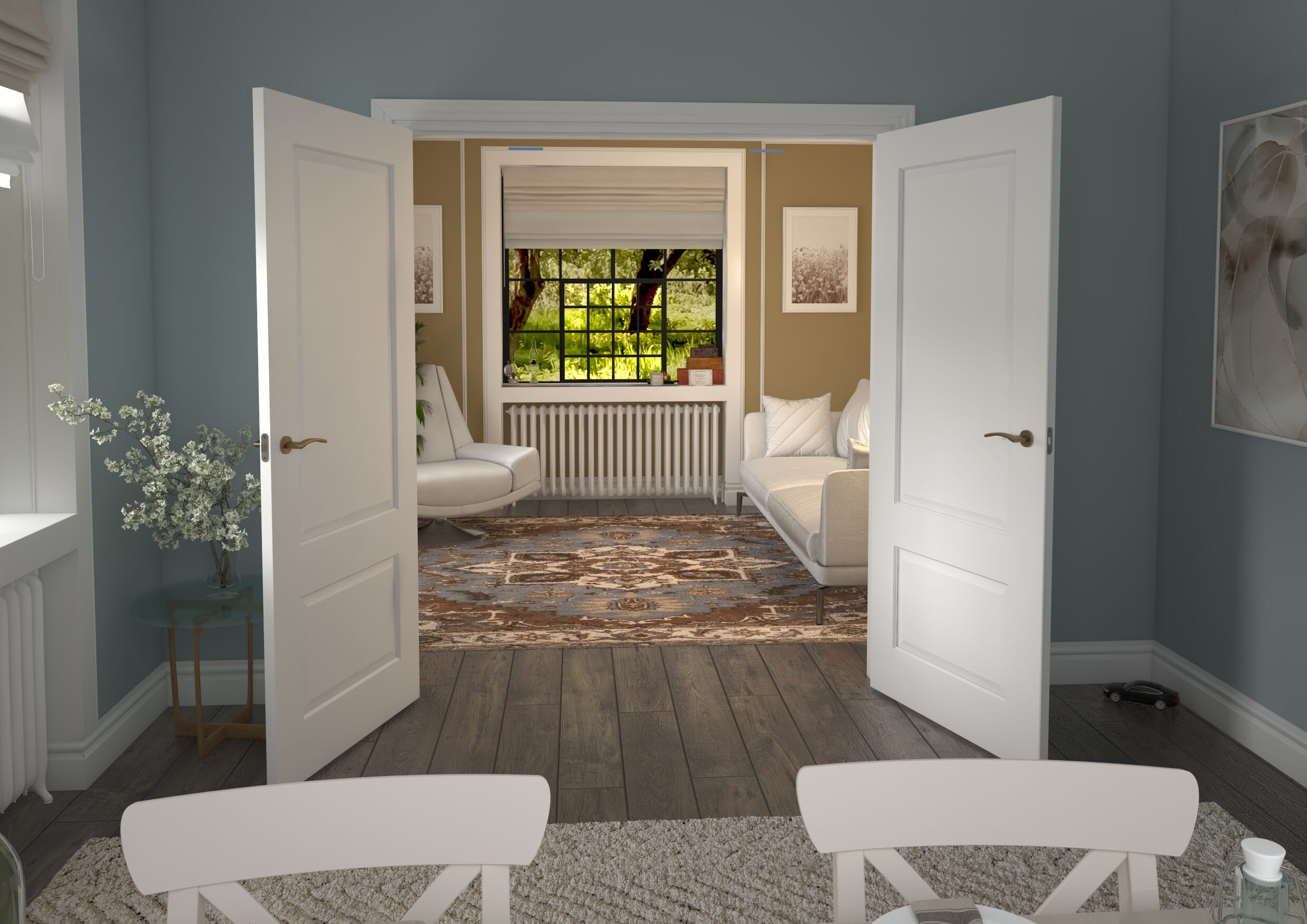 Grange White French Door Set