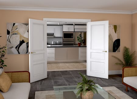 Kent White French Door Set