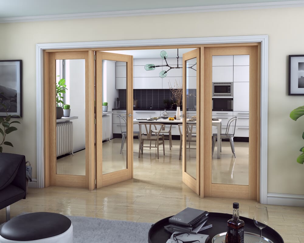 Oak P10 French Door Set 2684mm(W) x 2021mm(H)