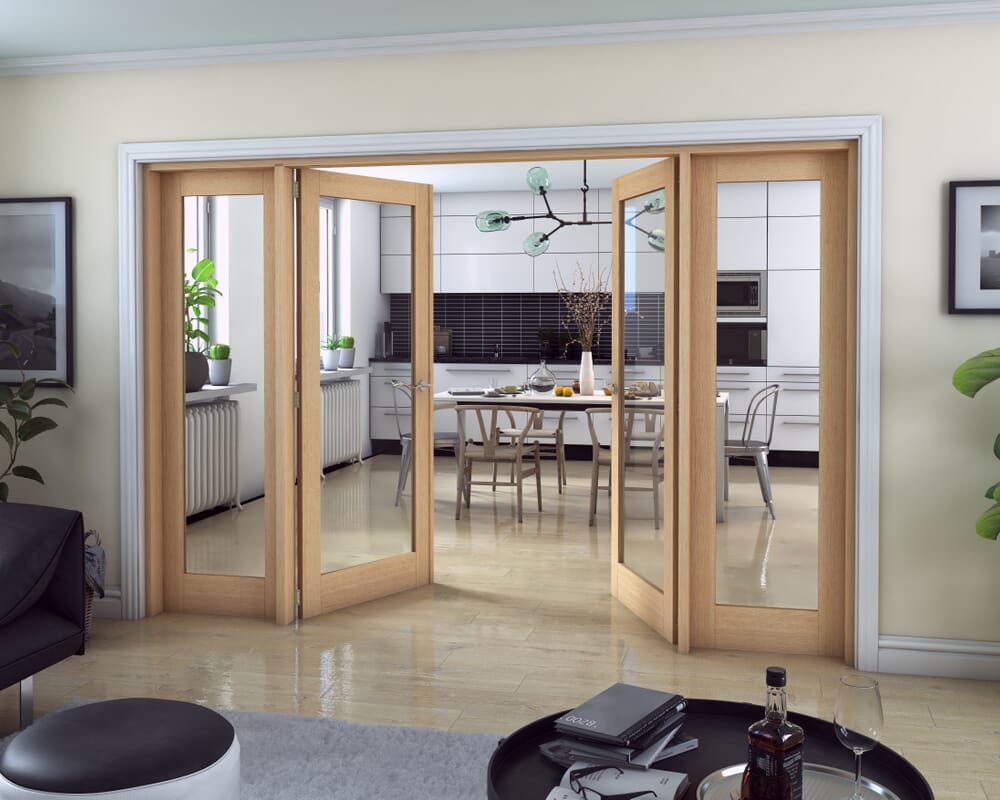 Oak Prefinished French Door Set 2762mm(W) x 2021mm(H)