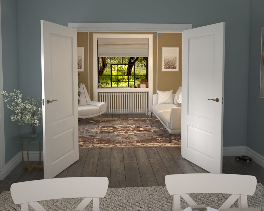 1732x2021x133mm Grange White French Door Set