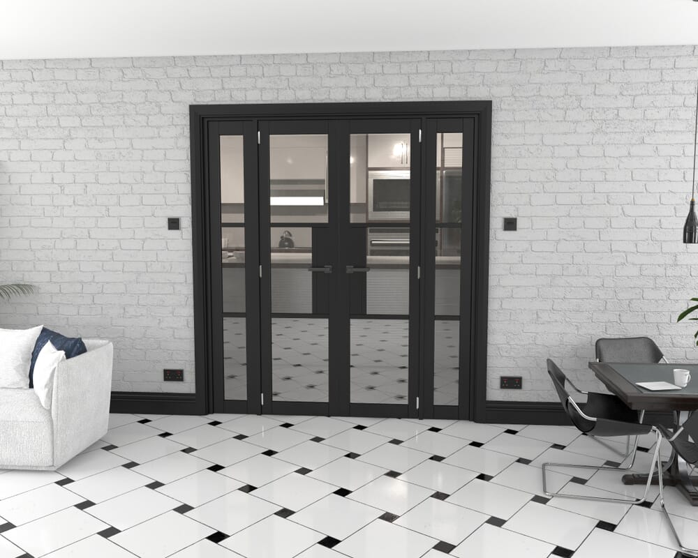 Heritage Black Glazed Prefinished French Door Set 1770mm(W) x 2021mm(H)