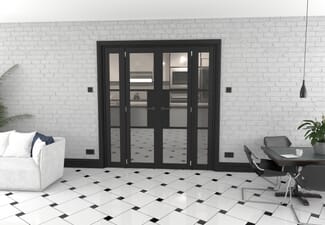 Heritage Black Glazed Prefinished French Door Set 1770mm(W) x 2021mm(H)