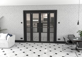Heritage Black Glazed Prefinished French Door Set 1922mm(W) x 2021mm(H)
