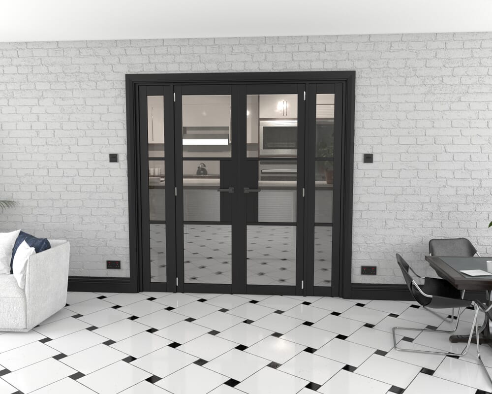 Heritage Black Glazed Prefinished French Door Set 1924mm(W) x 2021mm(H)