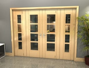 Oak Iseo 4L French Door Set 2530mm(W) x 2021mm(H)