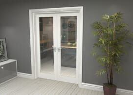 White P10 French Door Set 1426mm(w) X 2021mm(h) Image
