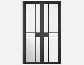 Greenwich W4 Black Room Divider Set