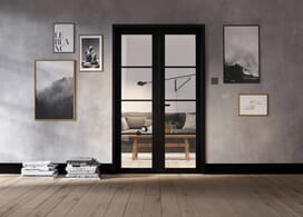 Soho W4 Black Room Divider Set Image