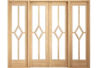 W6 Reims Oak Internal French Doors by LPD