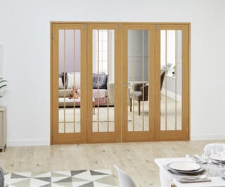 Lincoln Oak Frenchfold - Clear